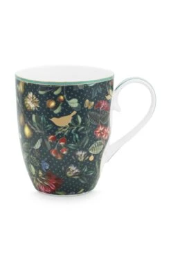 Pip Studio Winter Wonderland Große Tasse Dunkelblau