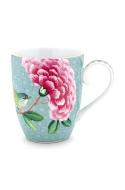 Pip Studio Blushing Birds Blue Tasse Groß
