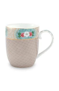 Pip Studio Blushing Birds Khaki Tasse Klein