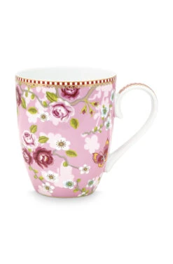 Pip Studio Early Bird Tasse Groß Chinese Rose Pink