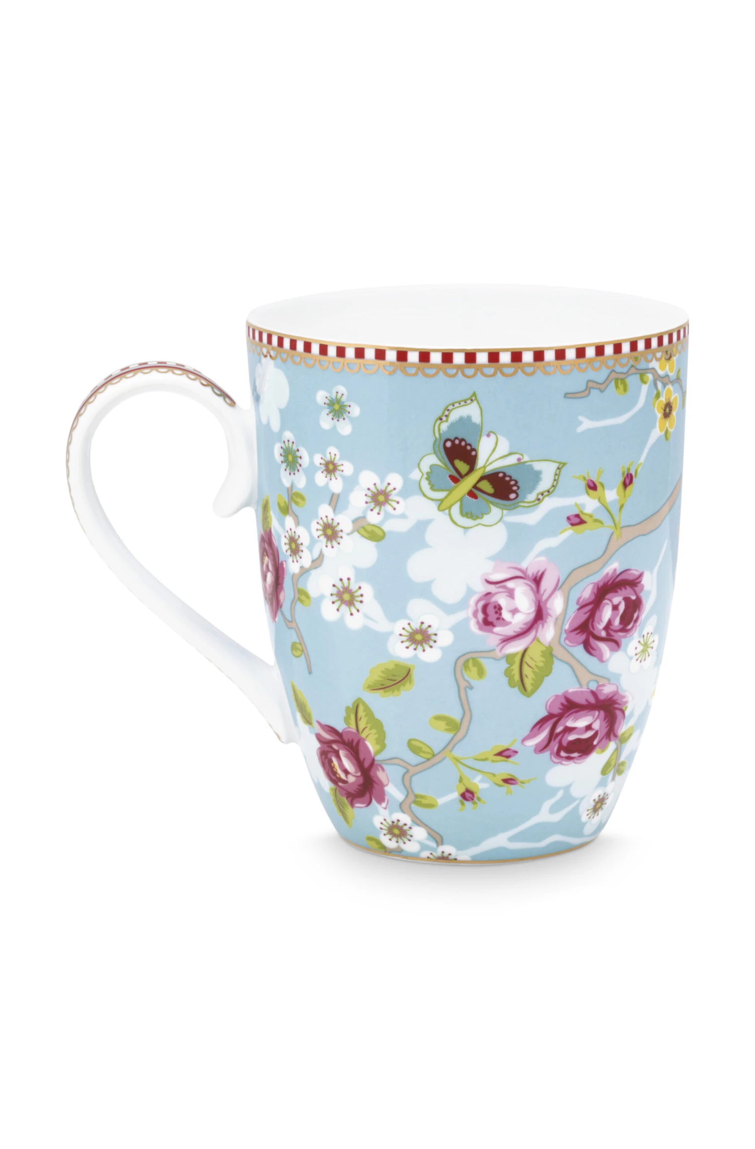 Pip Studio Early Bird Tasse Groß Chinese Rose Blue 2 Pip Studio Early Bird Tasse Groß Chinese Rose Blue – Bild 2
