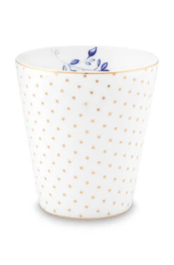Pip Studio Becher Klein Royal Dots White