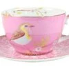 Pip Studio Early Bird Pink Tasse & Untertasse