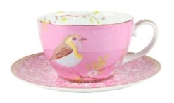 Pip Studio Early Bird Pink Tasse & Untertasse