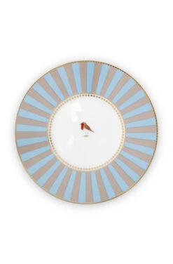 Pip Studio Love Birds Tasse & Untertasse Medaillon Blau-Khaki -Pip Studio Verkäufe 51.004.010TS SAUCER