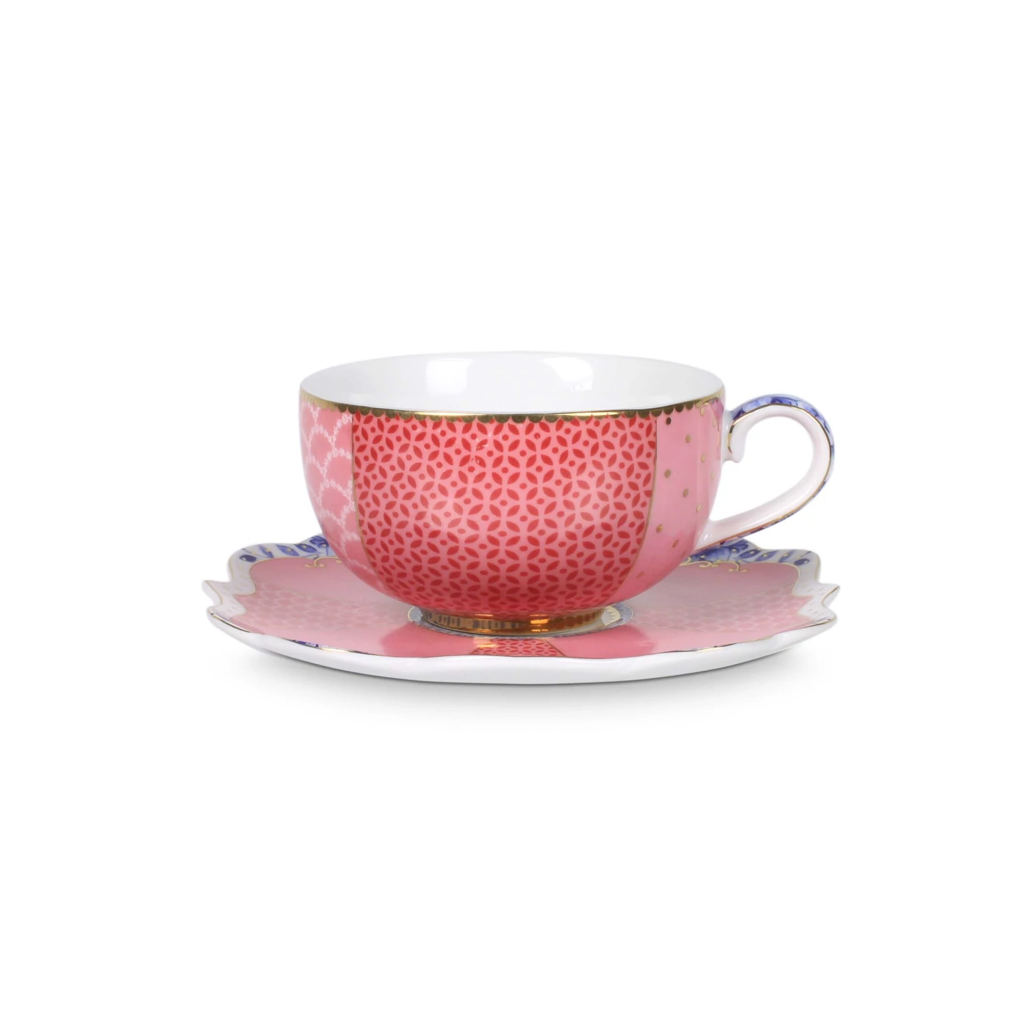 Pip Studio Royal Espresso Tasse & Untertasse Pink 1 Pip Studio Royal Espresso Tasse & Untertasse Pink