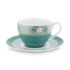 Pip Studio Blushing Birds Blue Tasse & Untertasse
