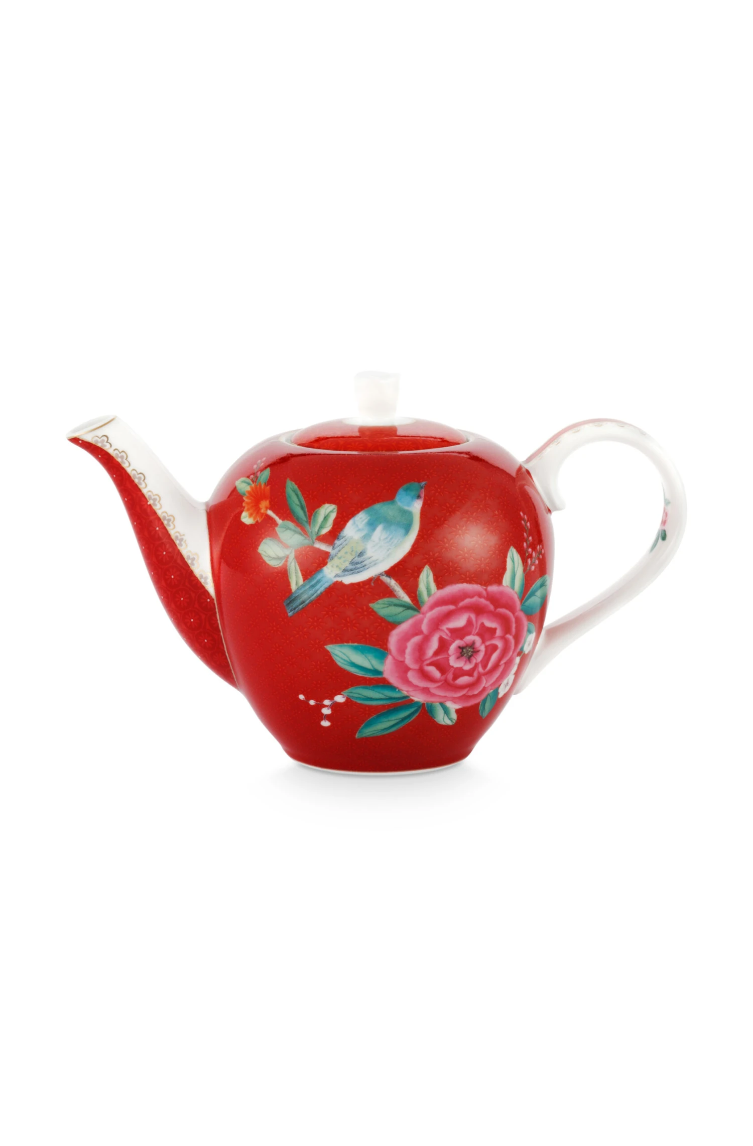 Pip Studio Blushing Birds Red Teekanne Klein 1 Pip Studio Blushing Birds Red Teekanne Klein