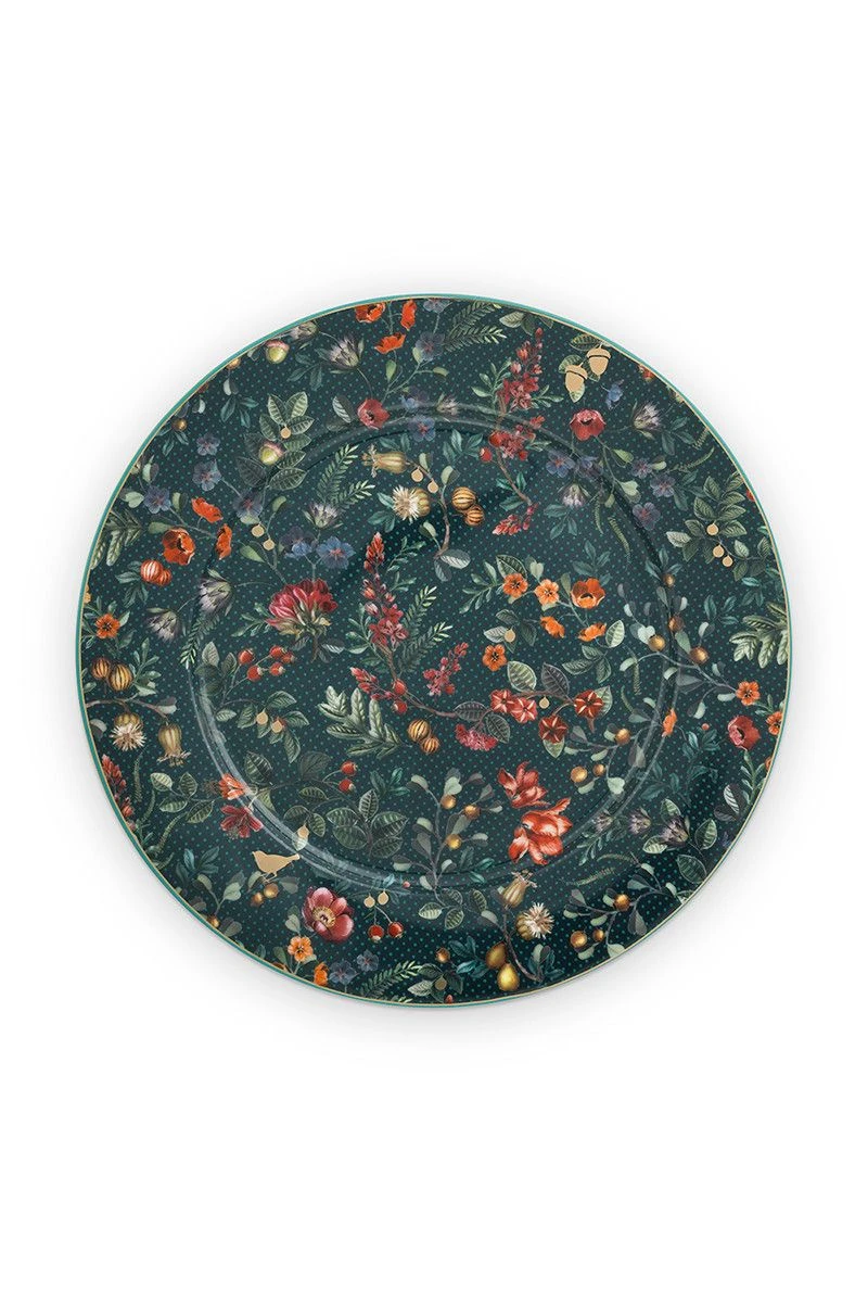 Pip Studio Teller Winter Wonderland Overall Dunkelblau 32cm