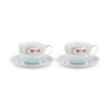 Pip Studio 2er-set: Geschirr "Cups & Saucers Blushing Birds" In Weiß - 280 Ml