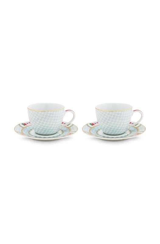 Pip Studio 2er-set: Geschirr "Espresso Cups & Saucers Blushing Birds" In Weiß - 120 Ml 1 Pip Studio 2er-set: Geschirr "Espresso Cups & Saucers Blushing Birds" In Weiß - 120 Ml