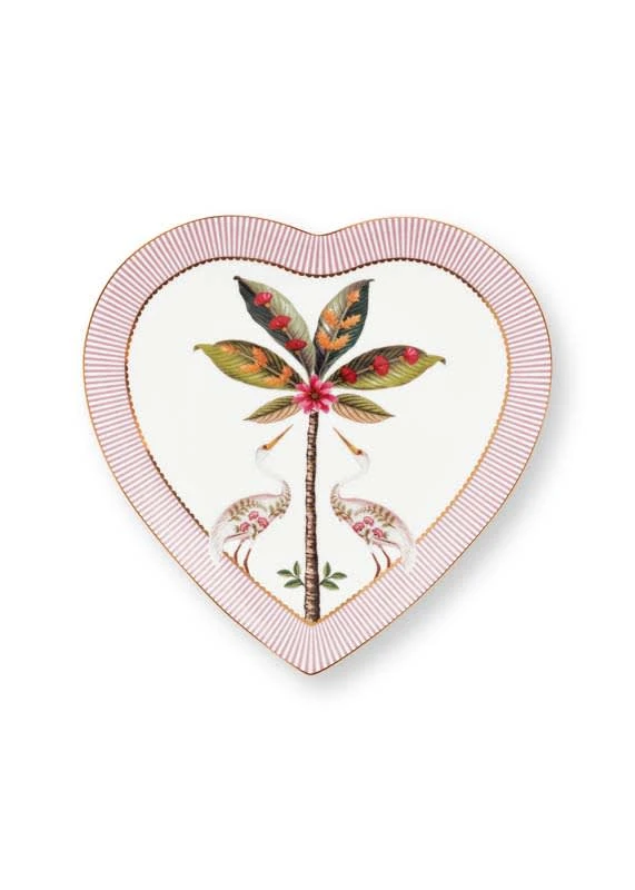 Pip Studio 2er-set: Geschirr "Heart Shape Plates La Majorelle" In Rosa (D) 21.5cm 2 Pip Studio 2er-set: Geschirr "Heart Shape Plates La Majorelle" In Rosa (D) 21.5cm – Bild 2