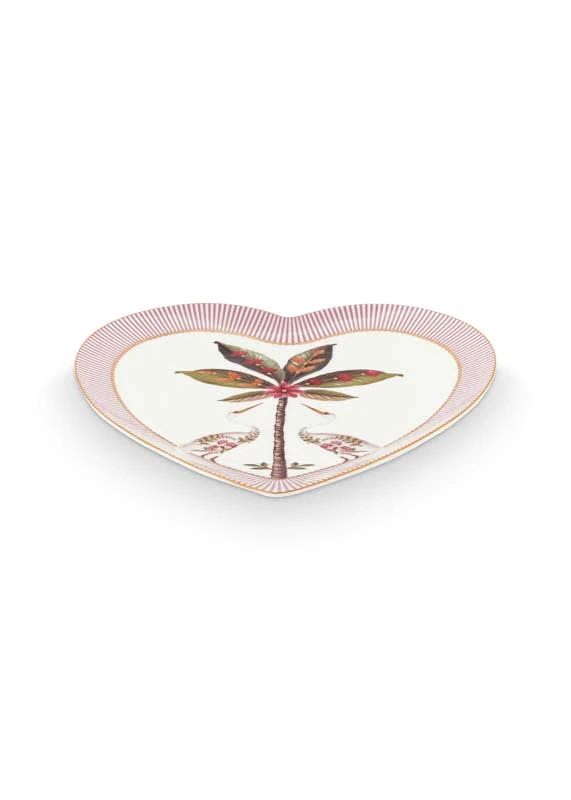 Pip Studio 2er-set: Geschirr "Heart Shape Plates La Majorelle" In Rosa (D) 21.5cm 3 Pip Studio 2er-set: Geschirr "Heart Shape Plates La Majorelle" In Rosa (D) 21.5cm – Bild 3