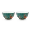 Pip Studio 2er-set: Geschirr "Set/2 Bowls Winter Wonderland" In Grün - 15cm