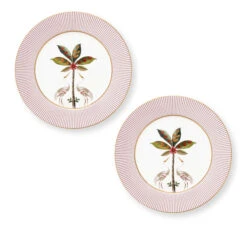 Pip Studio 2er-set: Geschirr "Set/2 Plates La Majorelle" In Rosa