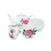Pip Studio 4tlg: Teegeschirr "Tea Set Blushing Birds" In Weiß