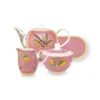 Pip Studio 4tlg: Teegeschirr "Tea Set La Majorelle" In Rosa