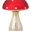 Pip Studio Deko "Mushroon Glass" In Rot - (H) 40cm