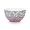 Pip Studio Geschirr "Bowl Flower Festival Scallop Deco" In Blau - (D) 18 Cm