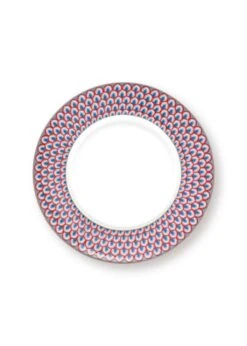 Pip Studio Geschirr "Butter Dish Round Flower Festival Deco" In Blau - (L) 17 X (B) 8 Cm -Pip Studio Verkäufe pip studio geschirr butter dish round flower festival deco in blau l 17 x b 8 cm 2