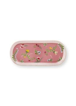 Pip Studio Geschirr "Cake Tray La Majorelle" In Rosa - (L) 33.3 X (B) 15.5cm