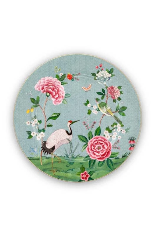 Pip Studio Geschirr "Plate Blushing Birds" In Blau - (D) 32 Cm 1 Pip Studio Geschirr "Plate Blushing Birds" In Blau - (D) 32 Cm