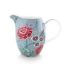 Pip Studio Karaffen "Jug Flower Festival" In Blau - 950 Ml