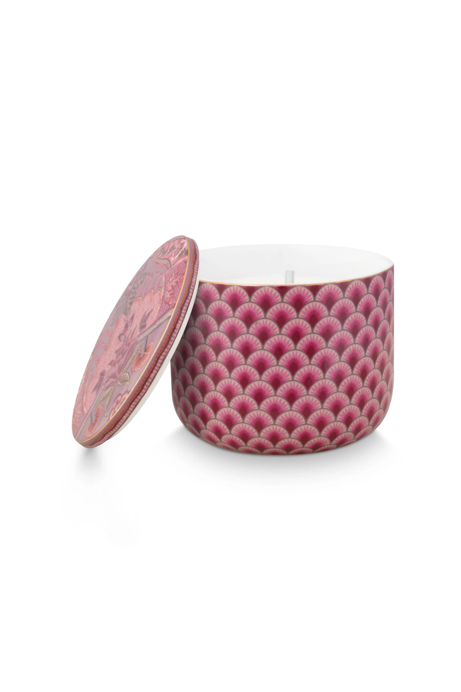 Pip Studio Kerze "Candle Box Kyoto Festival" In Rosa - (D) 11.7 X (H) 9.6cm 1 Pip Studio Kerze "Candle Box Kyoto Festival" In Rosa - (D) 11.7 X (H) 9.6cm