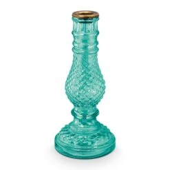 Pip Studio Kerzenstaender "Set/2 Glass Blue" In Blau -Pip Studio Verkäufe pip studio kerzenstaender set 2 glass blue in blau 2