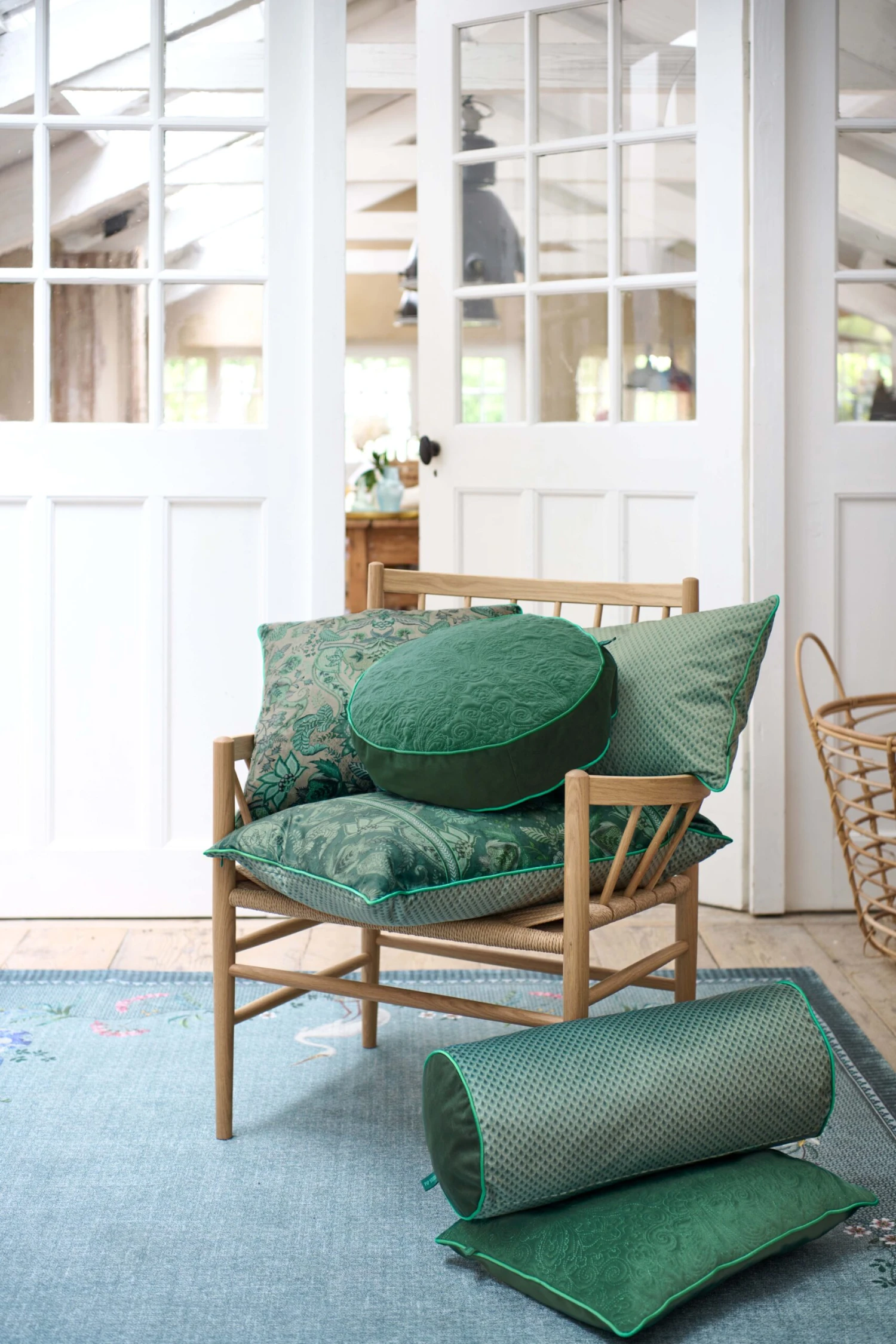 Pip Studio Kissen "Bolster Suki" In Grün - (L) 55 X (B) 20 Cm 3 Pip Studio Kissen "Bolster Suki" In Grün - (L) 55 X (B) 20 Cm – Bild 3