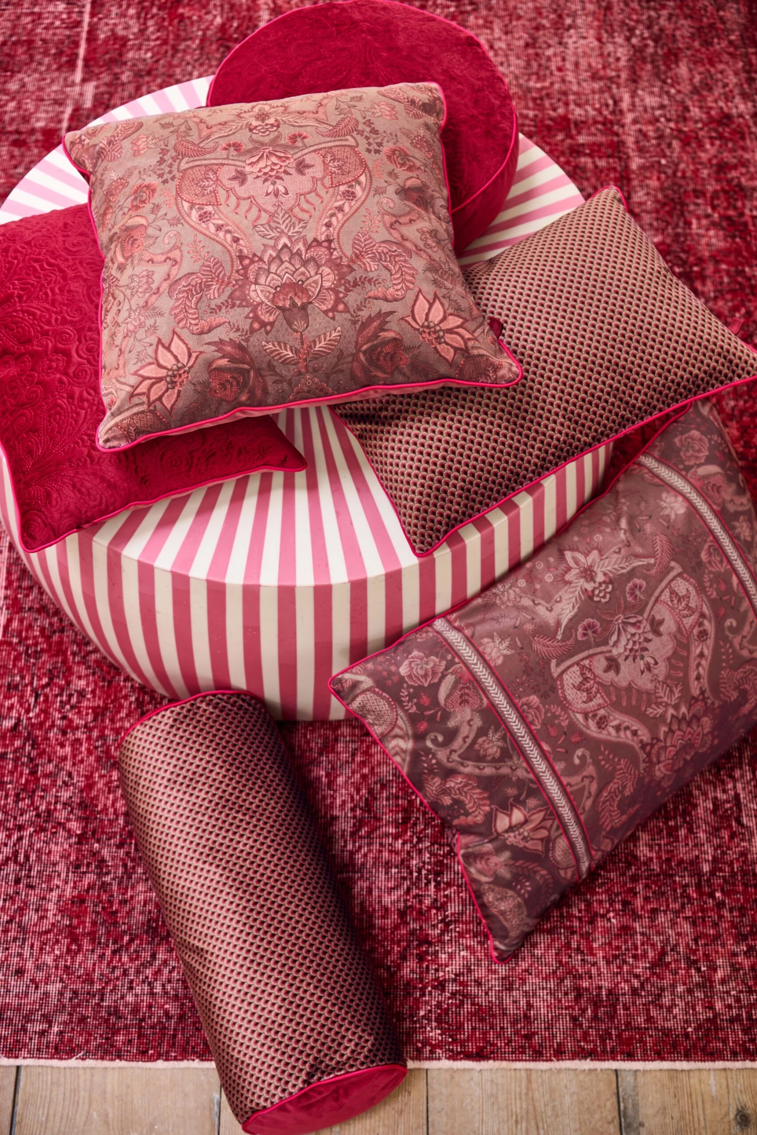 Pip Studio Kissen "Cushion Kyoto Festival" In Rosa - (L) 50 X (B) 50 Cm 4 Pip Studio Kissen "Cushion Kyoto Festival" In Rosa - (L) 50 X (B) 50 Cm – Bild 4