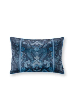 Pip Studio Kissen "Cushion Kyoto Festival/Suki" In Blau - (L) 70 X (B) 50 Cm