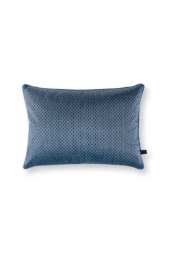 Pip Studio Kissen "Cushion Suki " In Blau - (L) 50 X (B) 35 Cm