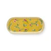 Pip Studio Kuchenstand "Cake Tray Rectangular La Majorelle" In Gelb - (L) 33.3 X (B) 15.5cm