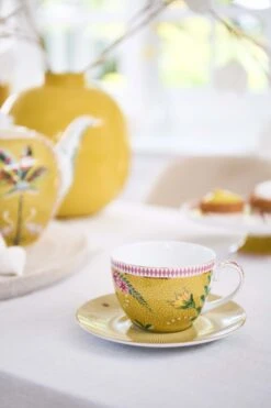 Pip Studio Set/2 Cups & Saucers La Majorelle Yellow 280ml -Pip Studio Verkäufe pip studio set 2 cups and saucers la majorelle yellow 280ml 8