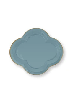 Pip Studio Tablett "Fancy" In Blau - (L) 31 X (B) 36cm