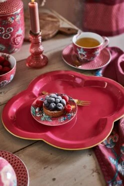 Pip Studio Tablett "Fancy" In Rosa - (L) 26 X (B) 30cm -Pip Studio Verkäufe pip studio tablett fancy in rosa l 26 x b 30cm 2