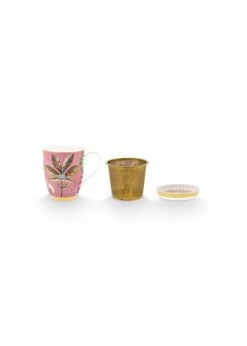 Pip Studio Teegeschirr "Tea For One La Majorelle" In Rosa