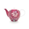 Pip Studio Teegeschirr "Tea Pot Large Flower Festival" In Rosa - 1600 Ml