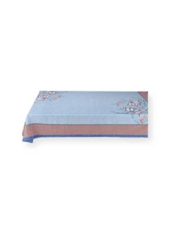 Pip Studio Tischläufer "Table Runner Flower Festival" In Blau - (L) 150 X (B) 50 Cm