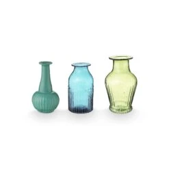 Pip Studio Vasen "Set/3 Glass Green" In Grün