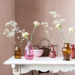 Pip Studio Vasen "Set/3 Glass Pink" In Rosa -Pip Studio Verkäufe pip studio vasen set 3 glass pink in rosa 4