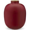 Pip Studio Vasen "Vase Medio Round" In Rot - (D) 32cm