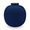Pip Studio Vasen "Vase Piccolo Round" In Blau - (D) 23 Cm