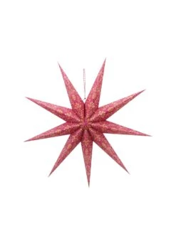 Pip Studio Weihnachtsstern"Christmas Star Paper"in Rot - (D) 110cm