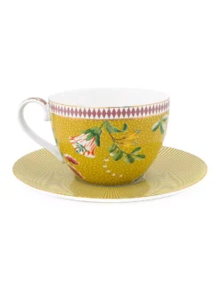 PIP STUDIO, Cappuccinotasse Mit Untertasse Set 2er LA MAJORELLE 280ml Gelb -Pip Studio Verkäufe pipstudio cappuccinotassemituntertasseset2erlamajorelle280mlgelb 3 768 1024 75 7584374 3