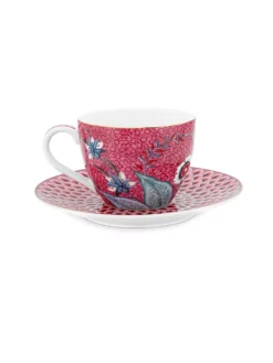 PIP STUDIO, Espressotasse Mit Untertasse 120ml Flower Festival Dark Pink -Pip Studio Verkäufe pipstudio espressotassemituntertasse120mlflowerfestivaldarkpink 2 768 1024 75 7544921 2