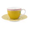 PIP STUDIO, Espressotasse Mit Untertasse LA MAJORELLE 120ml Gelb