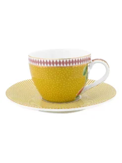 PIP STUDIO, Espressotasse Mit Untertasse Set 2er LA MAJORELLE 120ml Gelb -Pip Studio Verkäufe pipstudio espressotassemituntertasseset2erlamajorelle120mlgelb 2 768 1024 75 7584373 2