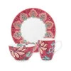 PIP STUDIO, Frühstücks Set 3tlg Flower Festival Dark Pink